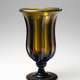 A mid-19th century celery glass